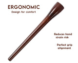 Grip Cone for Cricket Bat Handle Wooden Style Ash Wood by Naqqash Sports