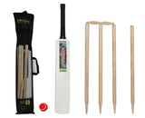 Junior Wooden Cricket Bat Set - Sizes 3, 4