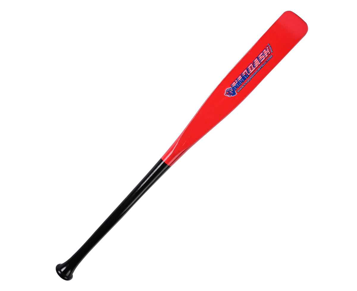 Half Paddle Baseball bat 34 Inch Long High Grade Maple Wood Training Softball Bat, T-Ball, Wiffle bat for Professional Players in 21 oz by NAQQASH SPORTS