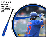 Half Paddle Baseball bat 27 Inch Long High Grade Maple Wood Training Softball Bat, T-Ball, Wiffle bat for Professional Players in 14 oz by NAQQASH SPORTS