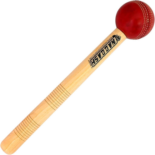 Real Leather Ball Mallet for Cricket Bat Knocking with Ash Wood Handle Knocking by Naqqash Sports