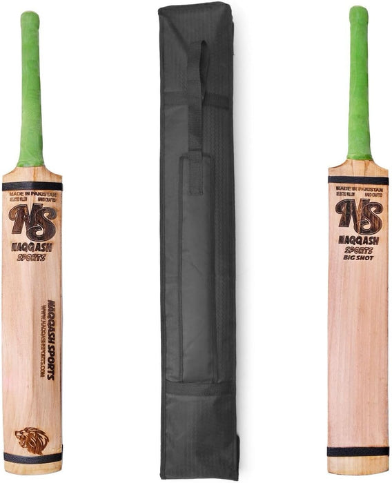 Kashmir Willow Leather Ball Cricket Bat, Exclusive Cricket Bat for Adult Full Size with Free Best Bat Cover & Protection Sheet