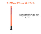 Level up Your Training with Naqqash Sports Cricket Target Stump Wicket 28-inch
