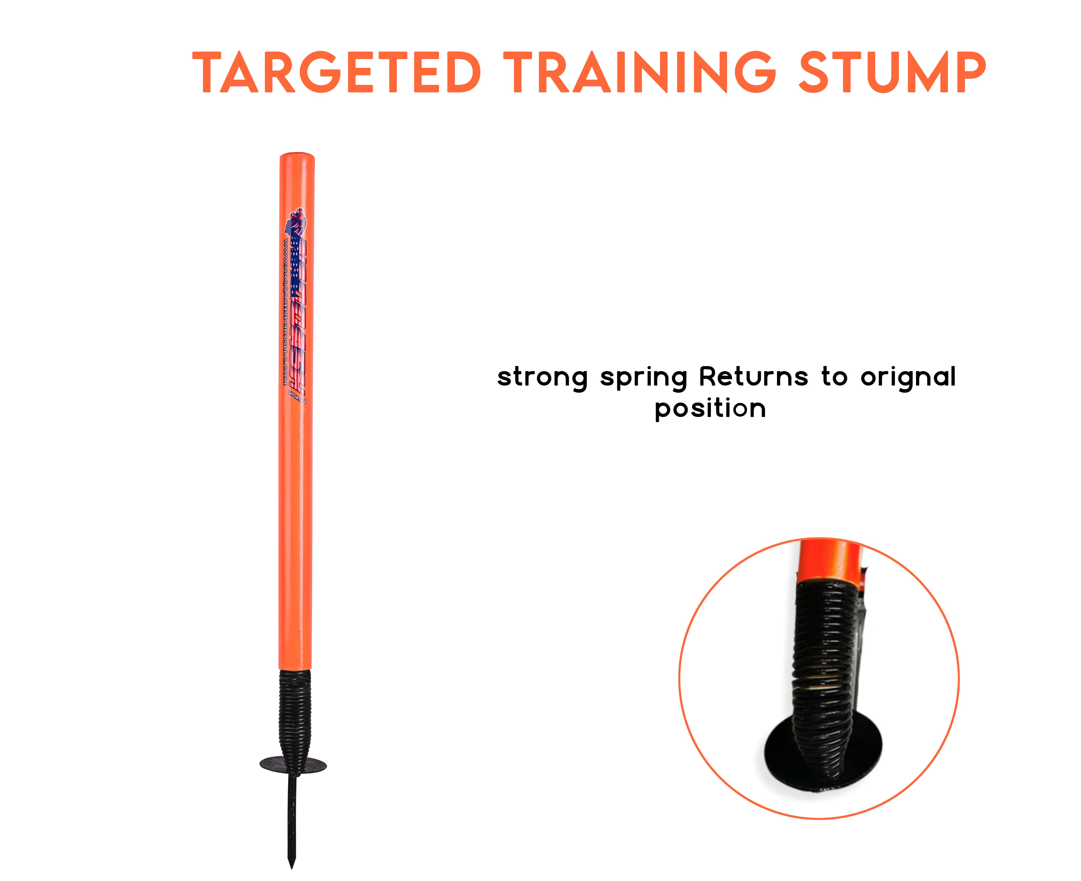 Level up Your Training with Naqqash Sports Cricket Target Stump Wicket 28-inch
