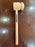 One Side Bat Mallet for Cricket Bat Knocking with Made in Ash Wood by Naqqash Sports