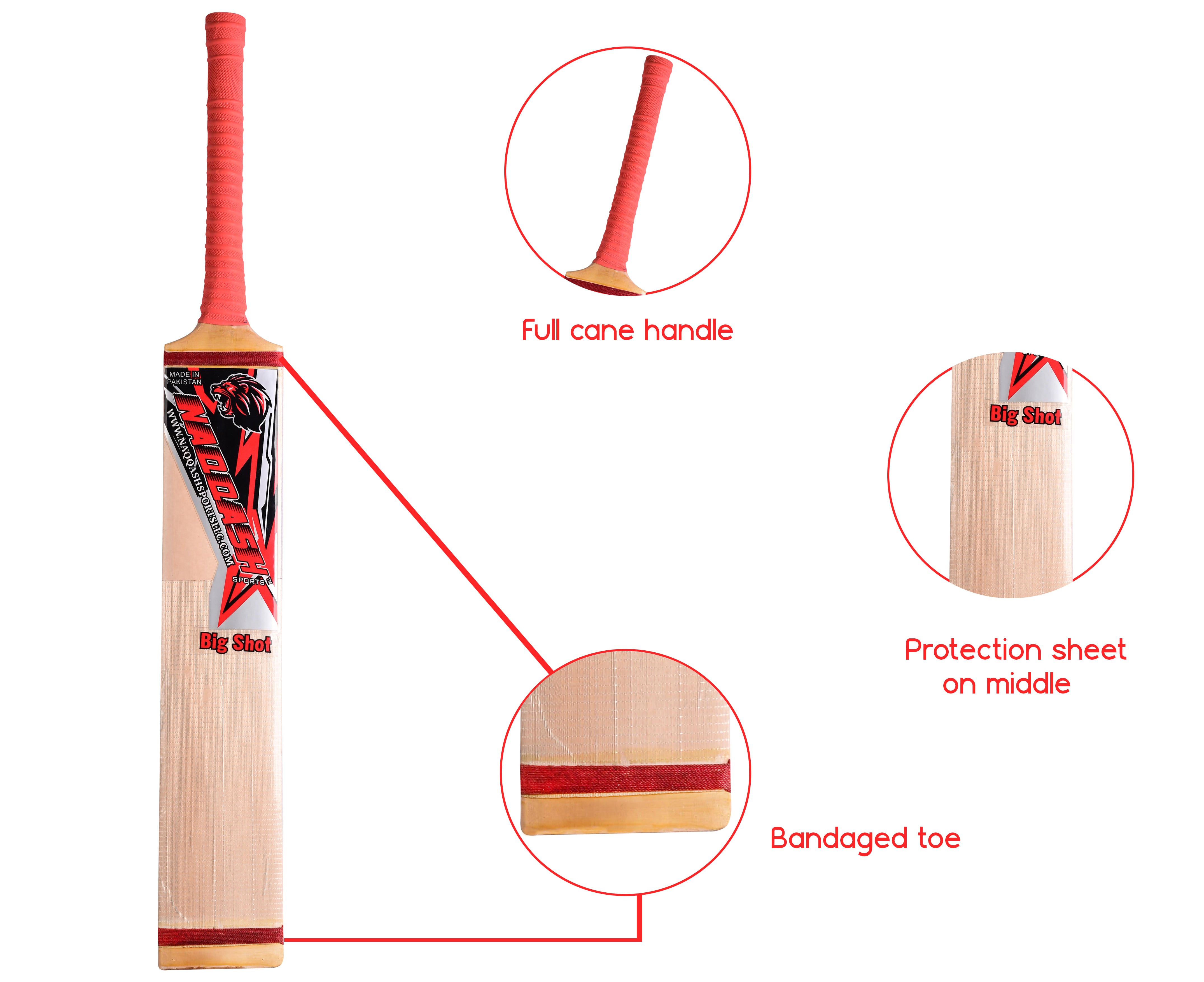 Kashmir Willow Leather Ball Cricket Bat, Exclusive Cricket Bat for Adult Full Size with Free Best Bat Cover & Protection Sheet (Copy)