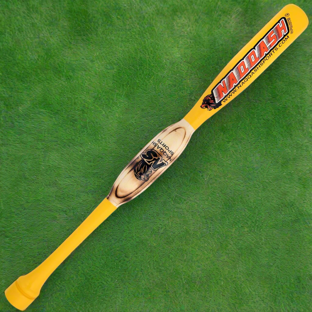 29" / 32 Heavy Weight Two Handed Baseball & Softball bat Made of  Maple Wood to Improve Strength, bat Speed, Swing Trainer, Hard Hitting. Barrel Size 2.25 with  by NAQQASH SPORTS.