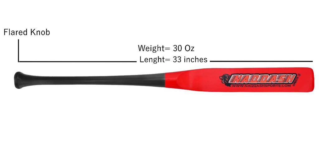 33 Inch Flat Paddle  Baseball Bat