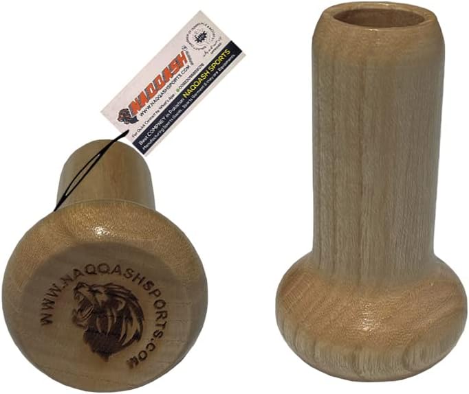 Baseball Bat Knob Shot Glass Cup in Maple Wood Drinking Mug, For Hot and Cold Drinks - Proudly Made in the USA